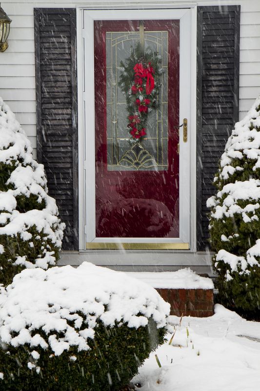 Finished Entryway with Storm Door